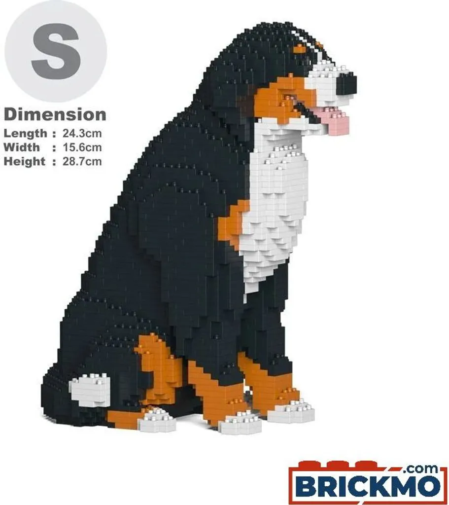 JEKCA Bricks Bouvier Bernois 04 ST19BMD04 - Kit de Construction Chien