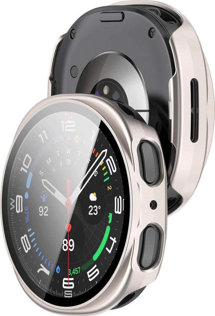 Schutzhülle mit Glas für Galaxy Watch 9 / 8 40 mm, Bizon Produktbild 