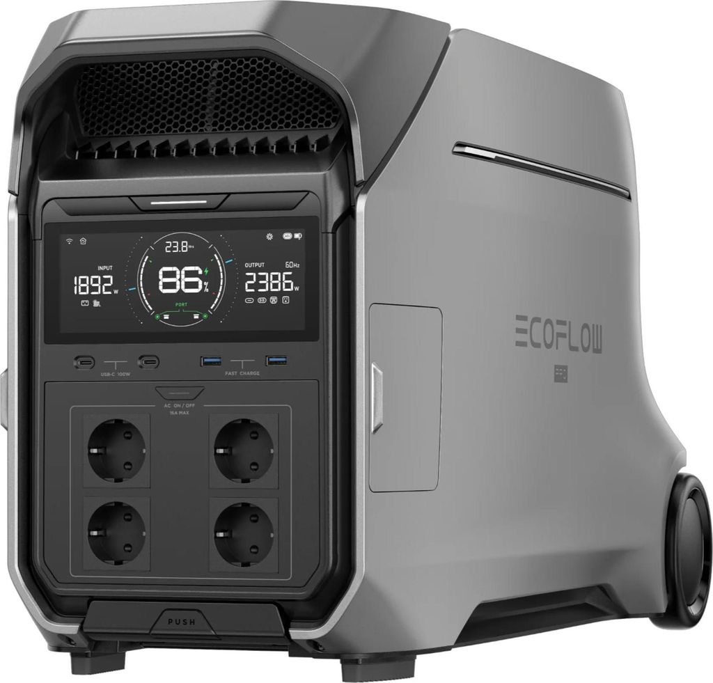 ECOFLOW DELTA Pro 3 Portable Power Station 4096 Wh, 1 Stk.