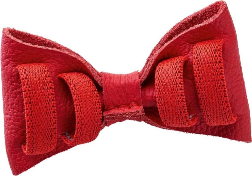 Hunter Halsband-Fliege Paris rot. Produktbild 4