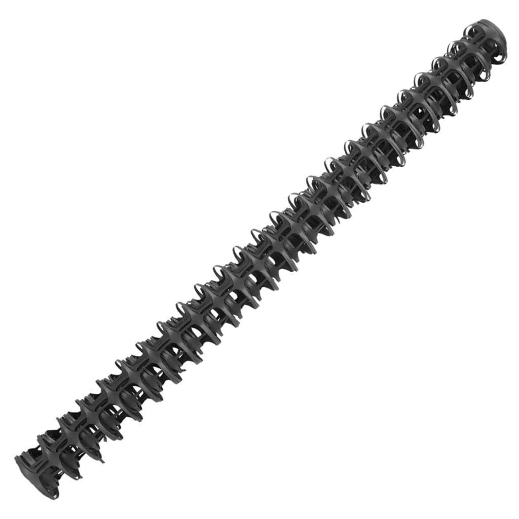 Cloris DesignMöbel Metallzäune - Schwarz Absperrzaun 30 m Schwarz Schlichtes7665801