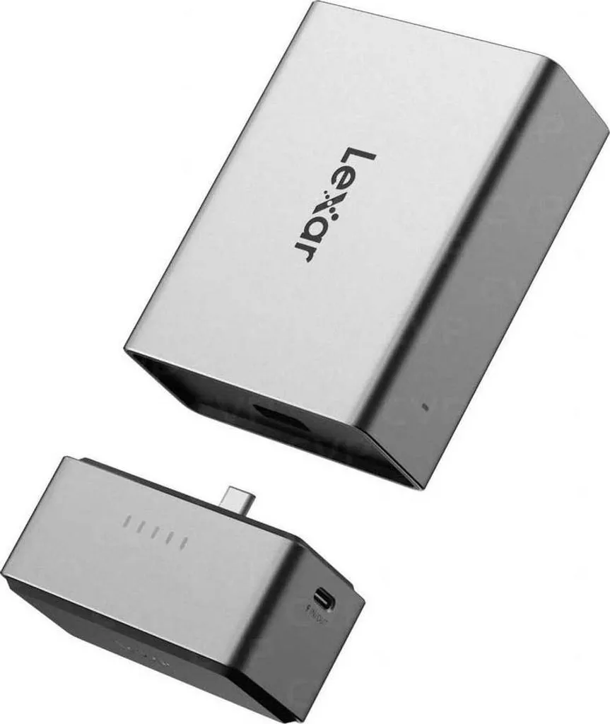 LEXAR Workflow Go Custodia di backup portatile con 2 alloggiamenti per moduli (lettori Workflow/SSD)