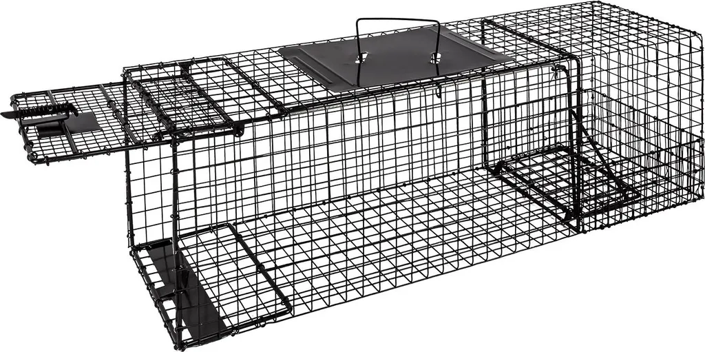 Trappola Professionale 89x29x29 cm per Animali Vivi | 100% Galvanizzata