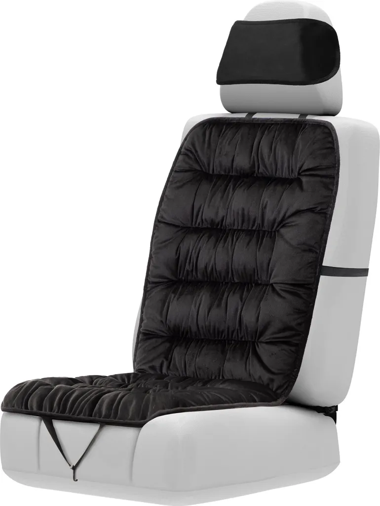 Coprisedile Auto Riscaldato Nero Universale - Comfort per Audi e Fiat