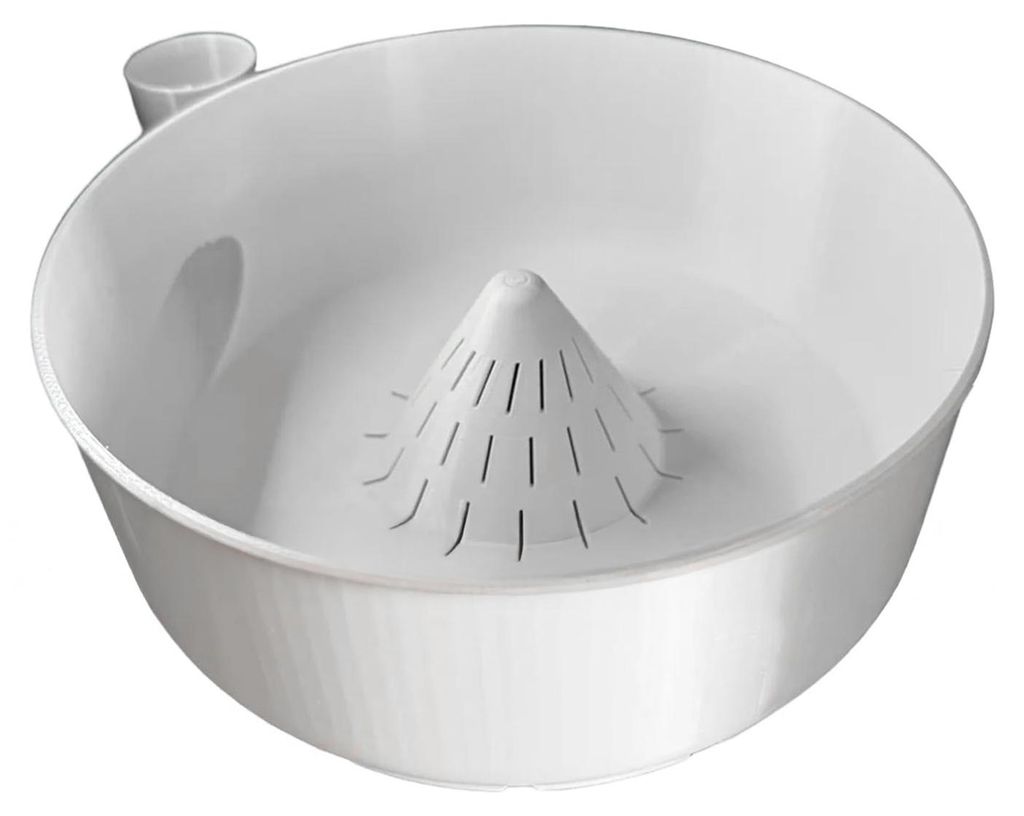 Automatische Obstwasch- und Abtropfschüssel, 3D-gedruckte Beerenwaschmaschine, Salatschleuder, Gemüsereiniger, schnell abtropfendes Küchengerät