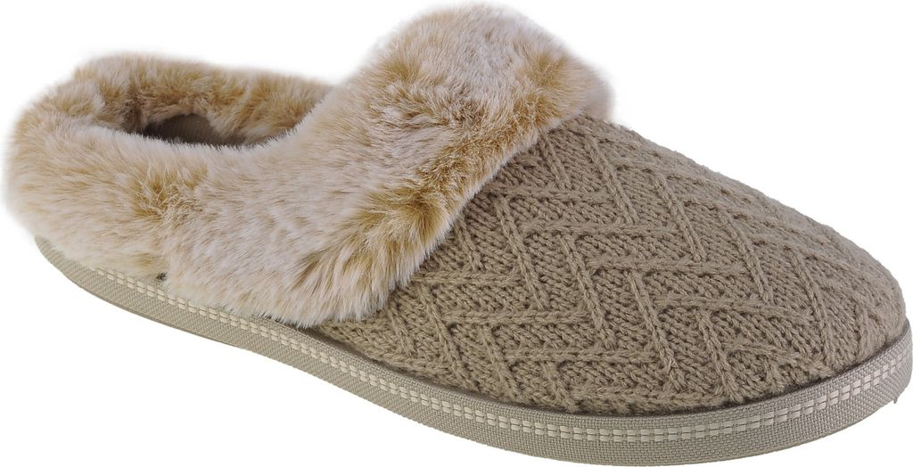 Skechers Cozy Campfire - Home Essential 167225-NAT, Hausschuhe, Damen, Beige