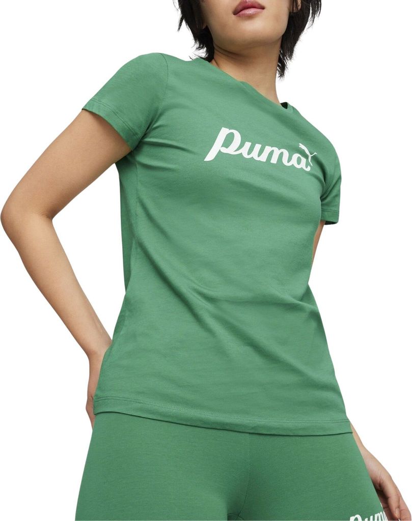 Puma Essentials+ Blossom Script Shirt Damen Produktbild 