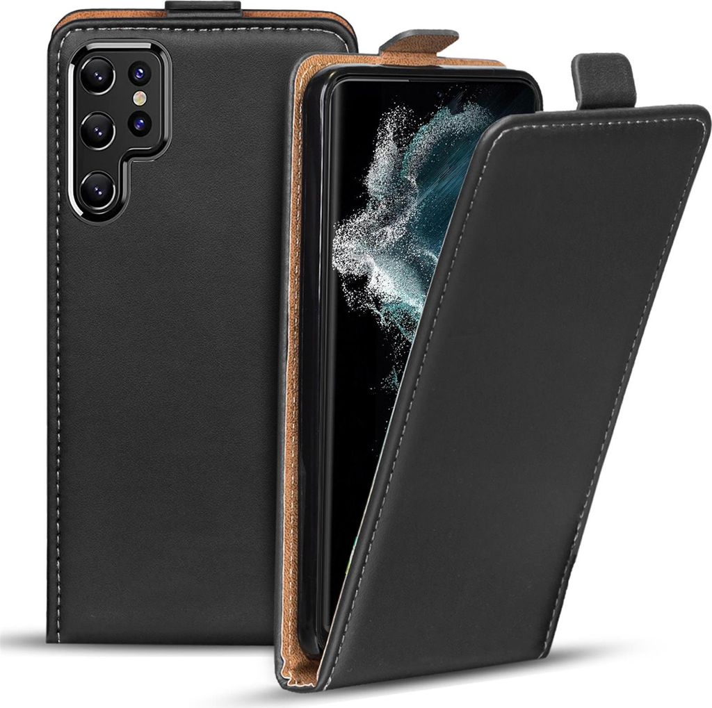 Flipcase für Samsung Galaxy S22 Ultra Hülle Klapphülle Cover klassische Handy Schutzhülle