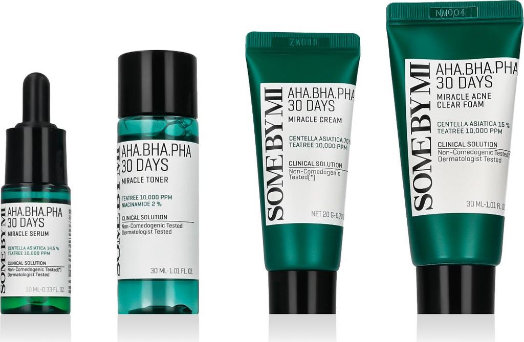 SOME BY MI AHA BHA PHA 30 Days Miracle Acne SOS-kit Productafbeelding 