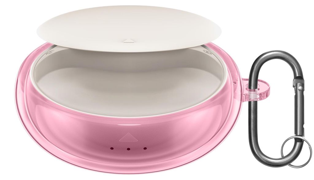 kwmobile Hülle für Anker Soundcore Sleep A20 Case - TPU Silikon Schutzhülle - Kopfhörer Cover - Rosa Transparent