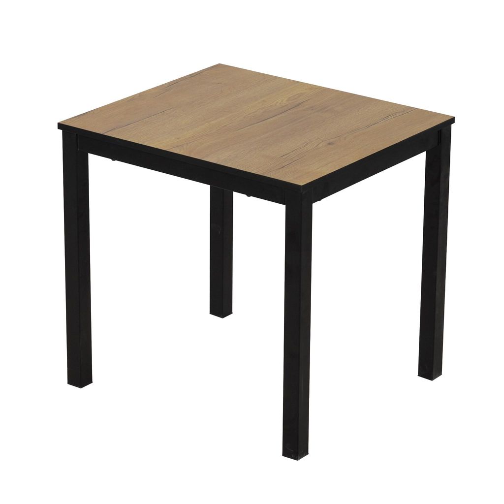 Ausziehtisch 80–120 cm | Esstisch für 4–6 Personen modern Küche & Esszimmer Holz-Design Farbe: Eiche