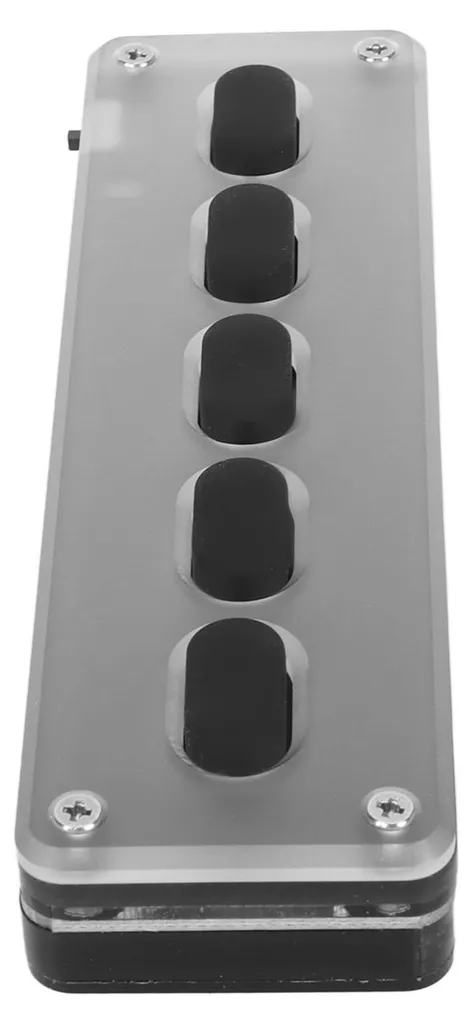 Clavier 5 touches programmable silencieux noir avec mode Bluetooth et USB