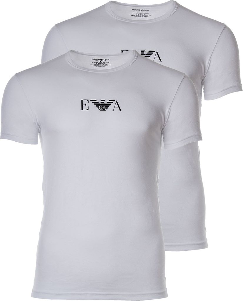 S|Emporio Armani Crew Neck Herren T-Shirt 2er-Pack Produktbild 