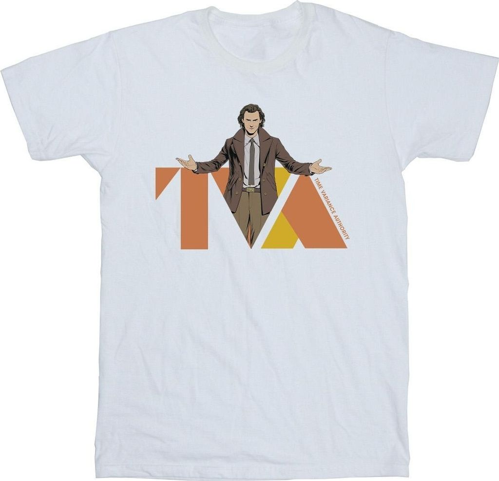Marvel - "TVA" T-Shirt für Herren BI34064 (M) (Weiß)