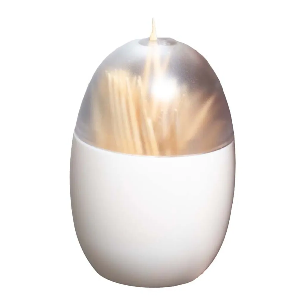 ALINCO Porta Stuzzicadenti Magnetico Professionale - Trasparente Premium - 2