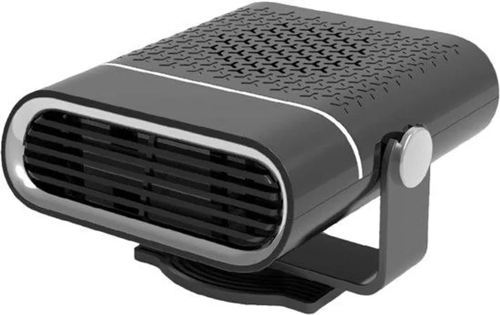 Radiateur de voiture portable USB et ventilateur déshumidificateur noir