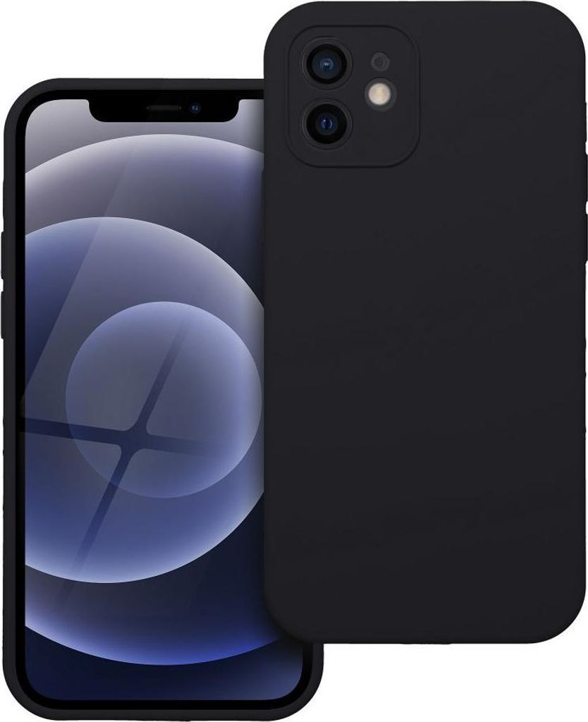 SILICONE 2mm Handyhülle passend für IPHONE 12 schwarz