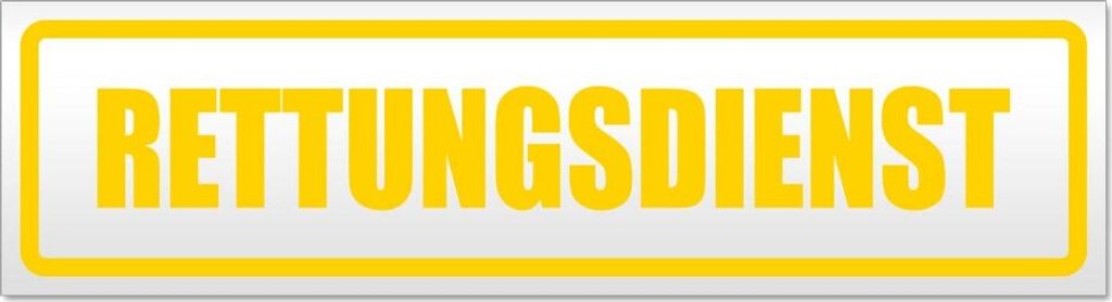 Rettungsgasse Magnetschild Schild magnetisch