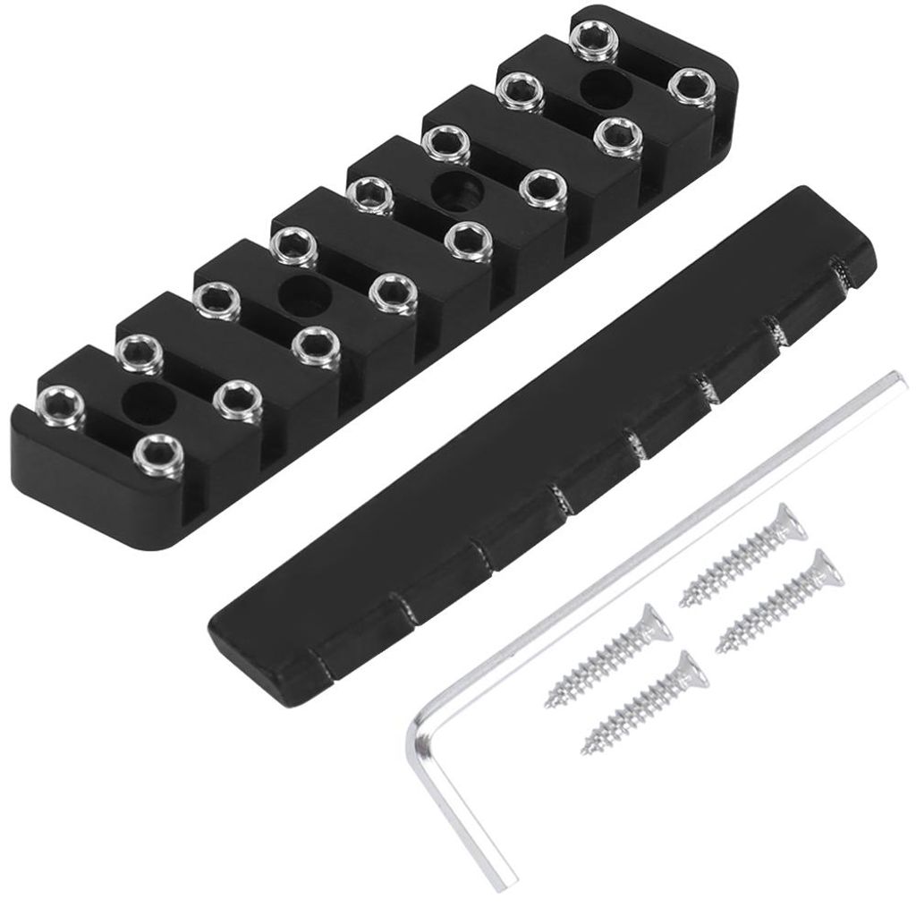 E-Gitarren-Sattel 7/8-saitig, kopfloses Klavierkissen-Set, Musikinstrumentenzubehör, 8-saitig, GA889