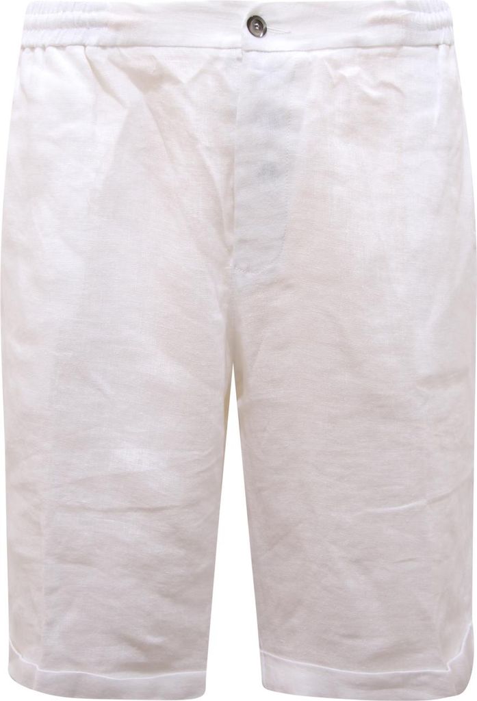 I8390 Bermuda Uomo Alpha Studio Man Linen Shorts
