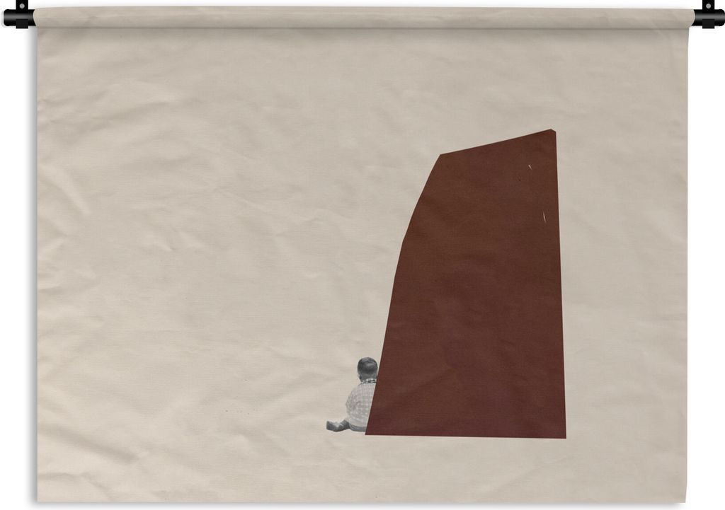 MuchoWow Wandteppich Wandbehang Vintage - Pastell - Junge 120x90 cm Tapisserie Dekoration Wandtuch - Wohnen - Aufhänger für die Wand