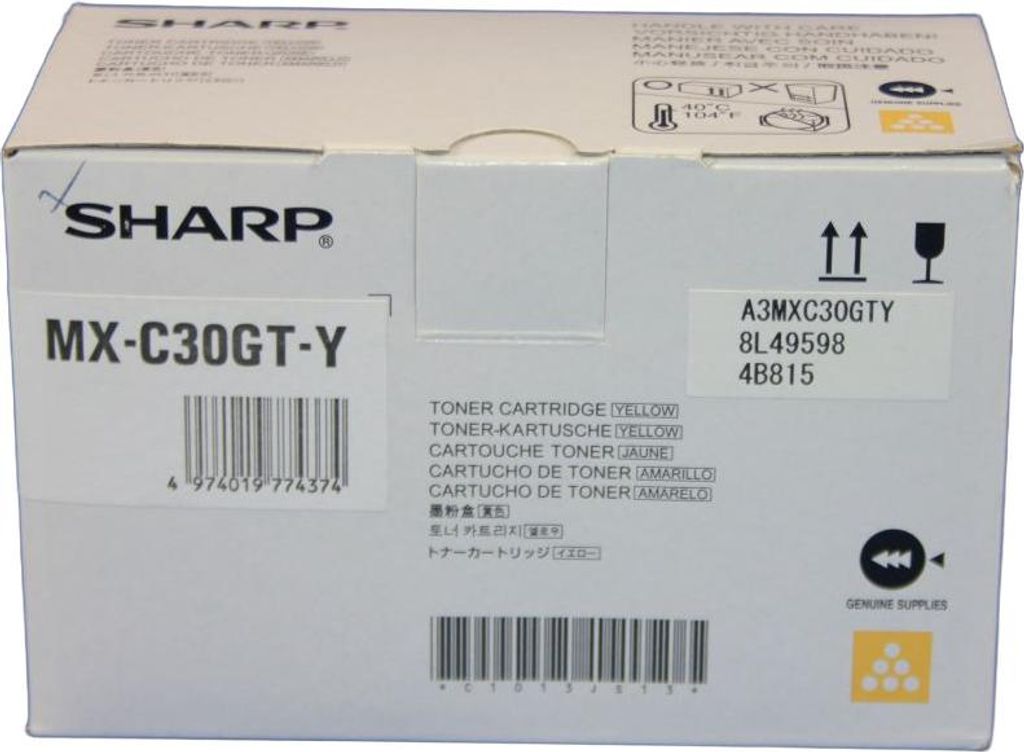 Sharp MXC30GTY - Gelb - original - Tonerpatrone