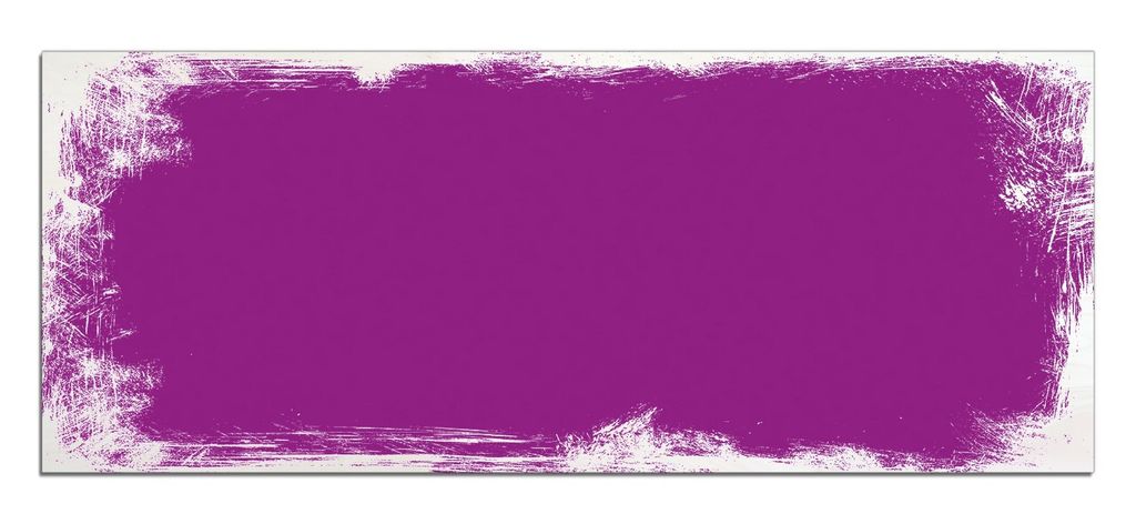 Wallario Kunstdrucke Wandbilder Holz in : Brillante Farben, Größe 50 x 125 cm Motiv Lila