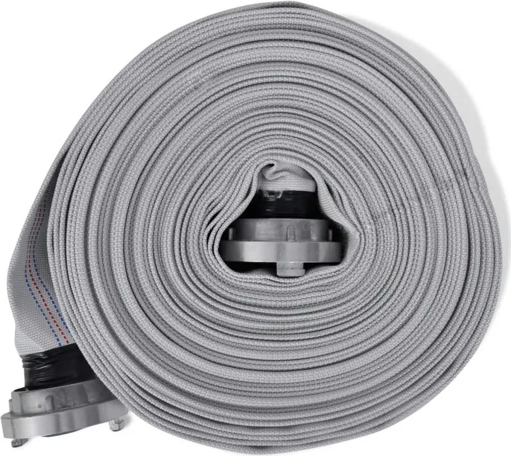 Tuyau d'incendie 30 m avec raccords C-Storz 2 pouces en PVC et polyester