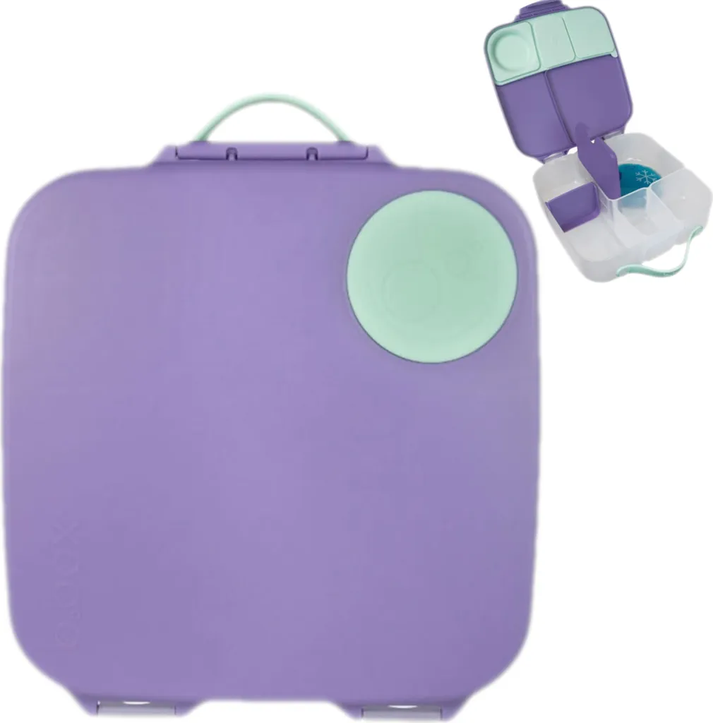 Lunch Box b.box Lilac Pop per Bambini - Porta Merenda Ermetico 2L