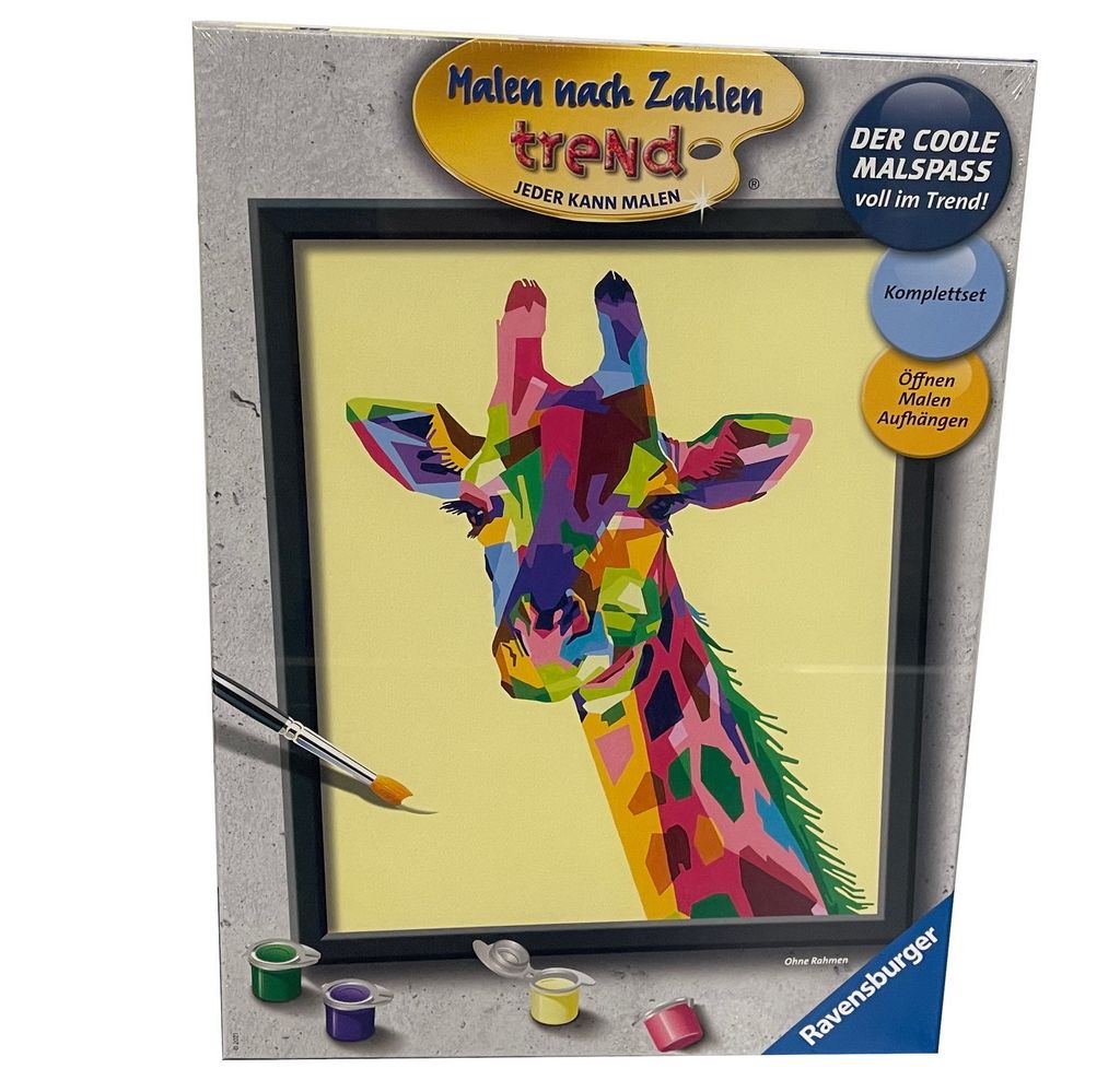 Ravensburger Malování podle čísel: Barevná žirafa 28926 Obrázek produktu 