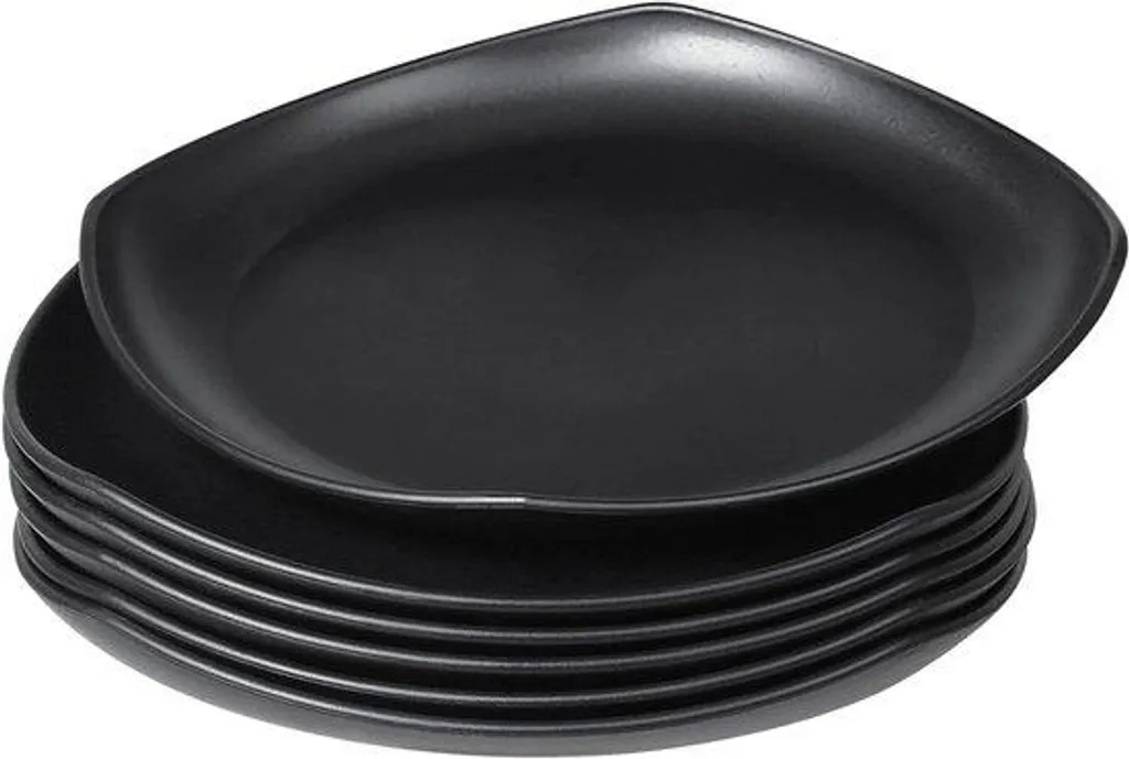 Assiettes pour Camping-Car et Pique-Nique Légères Lot de 6 Pièces 24cm