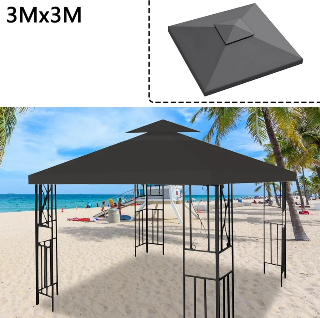 Copertura Sostitutiva Jopassy 3x3 per Tenda Padiglione e Gazebo Outdoor - 1