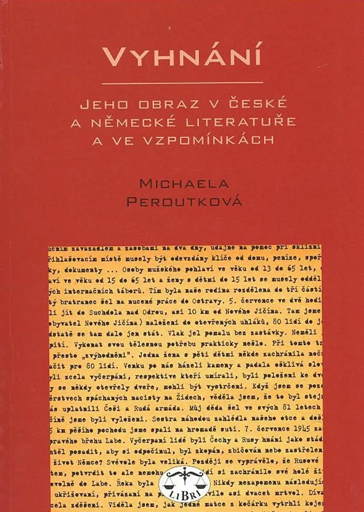 Livre Vyhnání : Étude de la Littérature et des Mémoires Germano-Tchèques