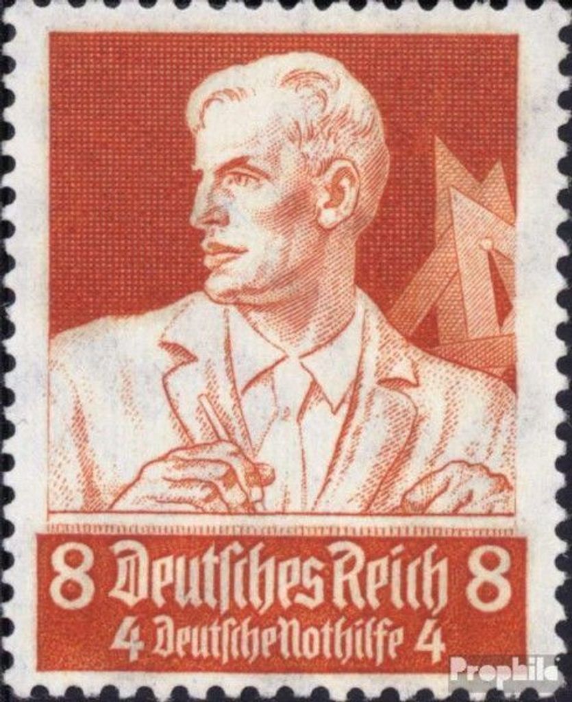 Briefmarken Deutsches Reich 1934 Mi 560 mit Falz Nothilfe:Berufe