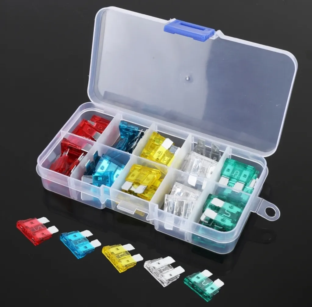 Kit 50 Fusibili Auto Assortiti 10A 15A 20A 25A 30A | Protezione Totale