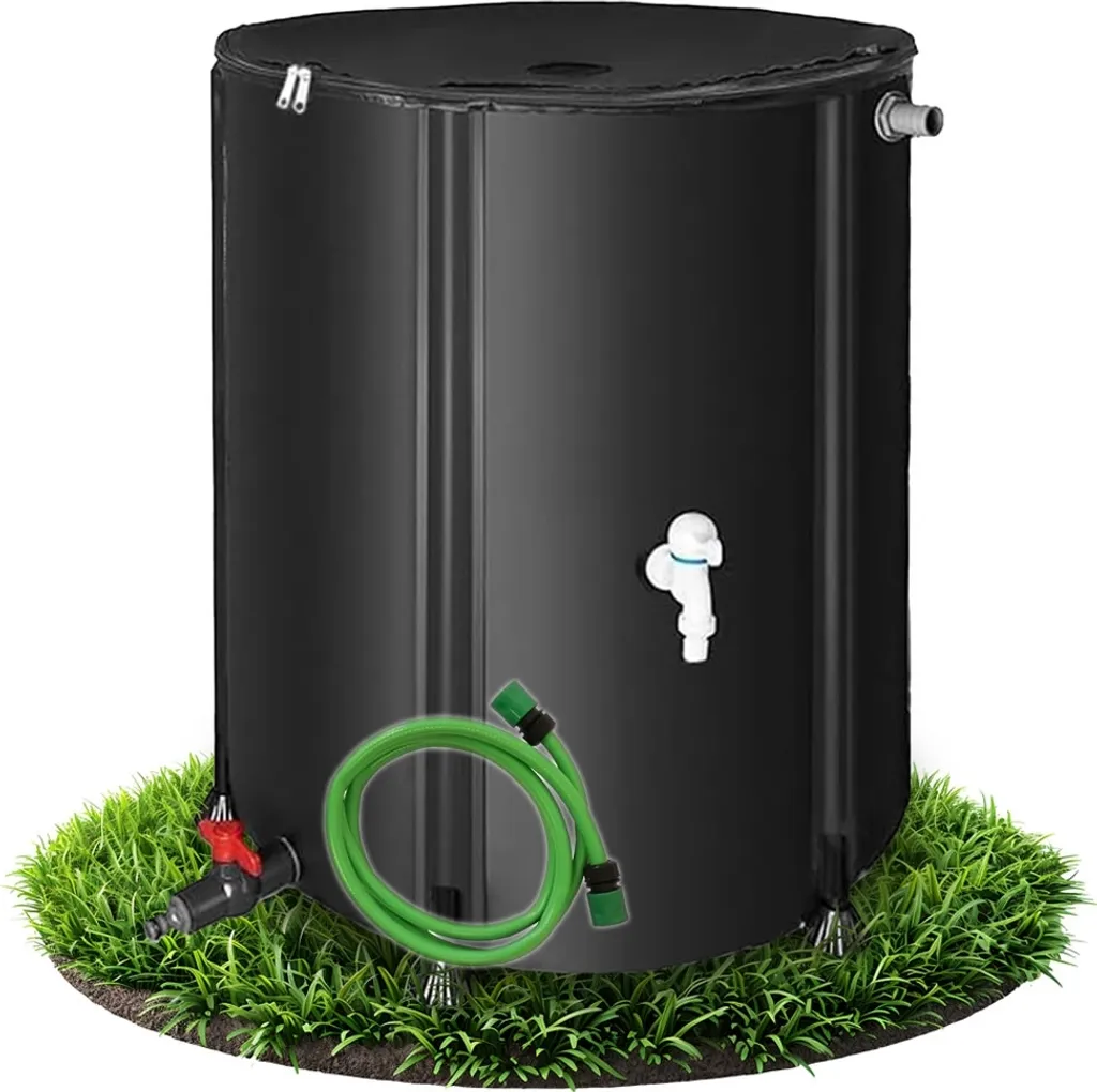 Réservoir d'eau pliable 1000 L pour stockage d'appoint potager et serre