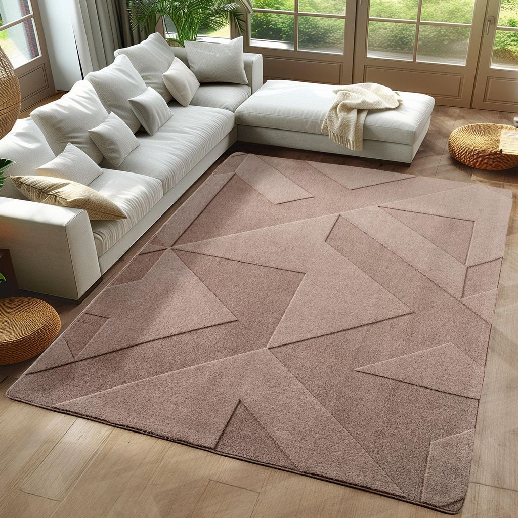 Carpetsale24 Tapis Boho Scandinave à Poils Courts avec Image du produit 
