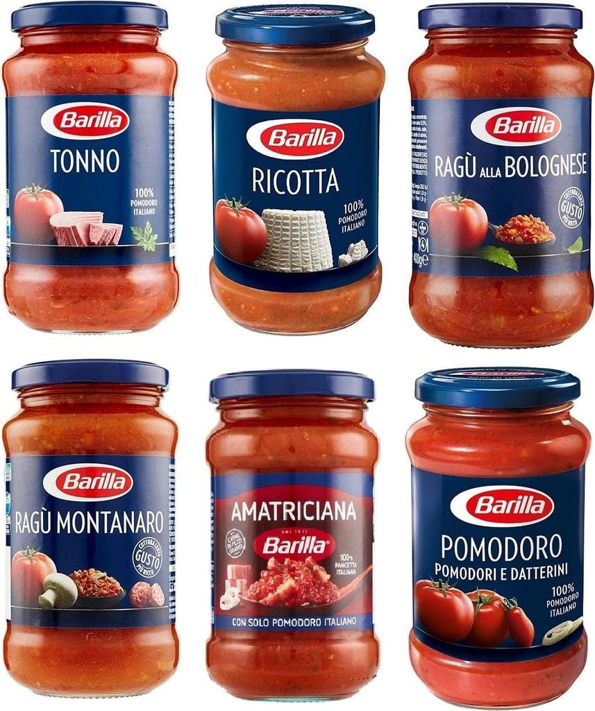 Testpaket Barilla pastasauce tomatensauce Fertige Saucen Produktbild 