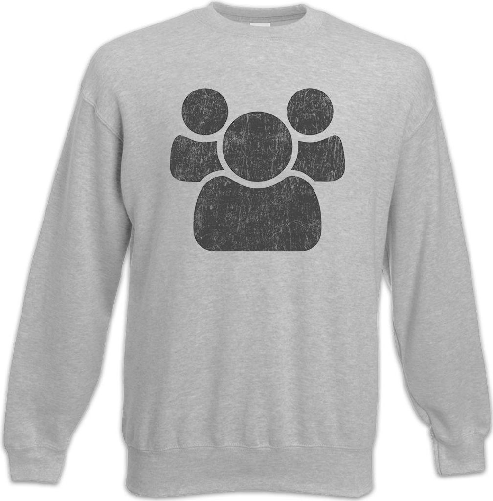 Urban Backwoods Knights Of The Word, Sweatshirt, Farbe: Hellgrau, Größe: M