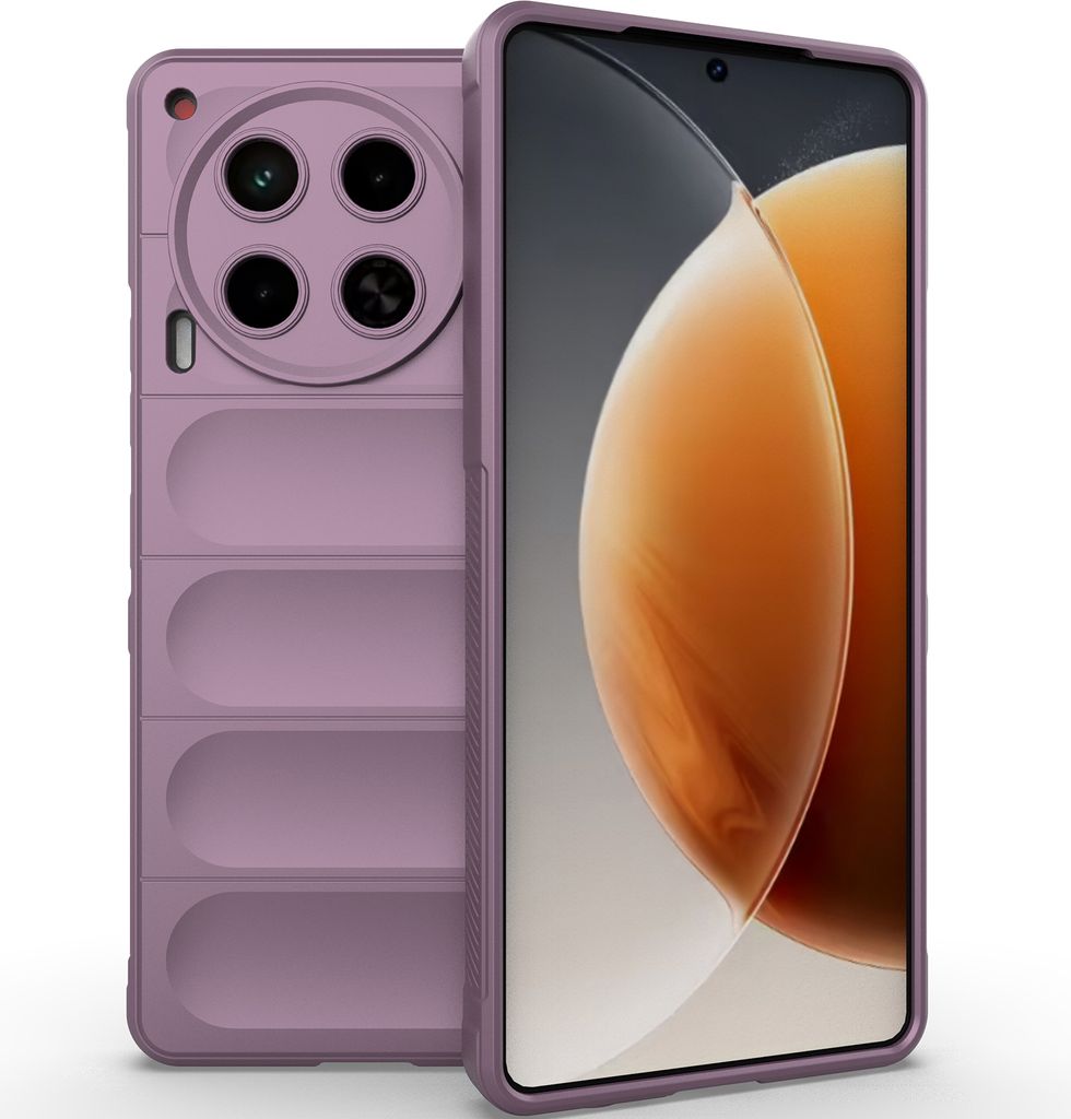 Handyhülle für Tecno Camon 30 4G Weich TPU Silikon Stossfest Anti-rutsch Hülle Lila