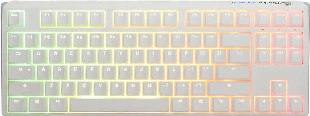 Ducky One 3 Classic Pure White TKL : Clavier Gaming RGB Haut de Gamme