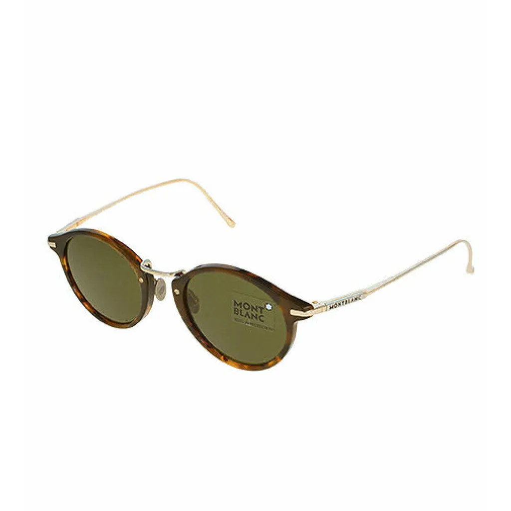 Mont Blanc MB 656S Lunettes de soleil de luxe pour homme style chic