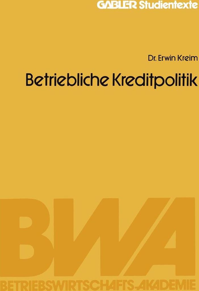 Betriebliche Kreditpolitik