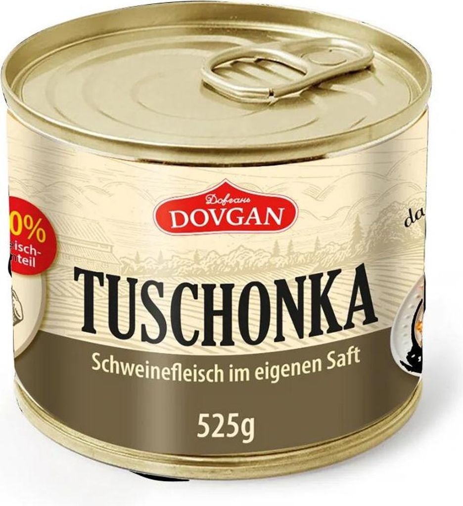 DOVGAN Tuschonka vom Schweinefleisch 525g Produktbild 
