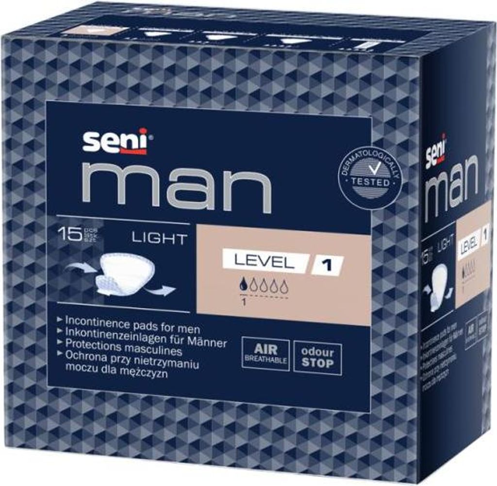 Inkontinenzeinlagen Seni Man Super Level 5 (1 Karton: 9 x Produktbild 
