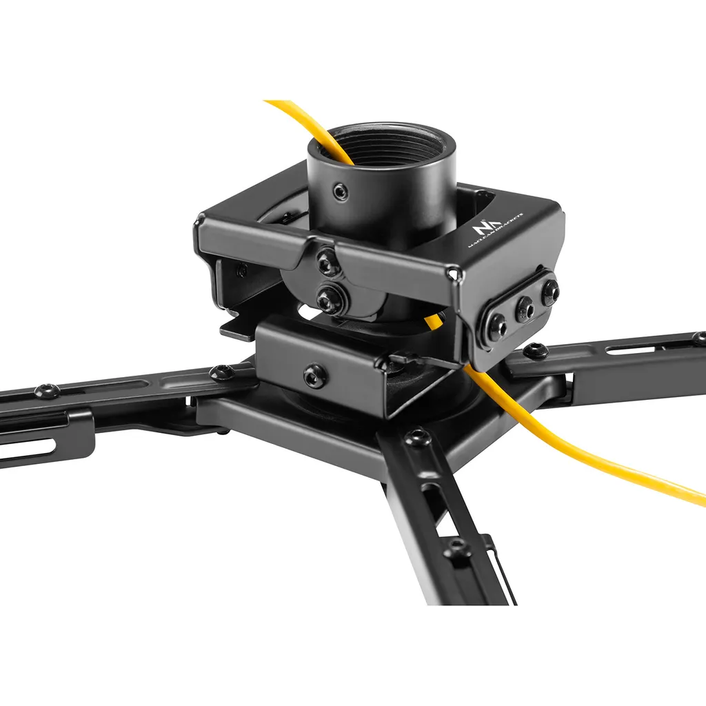 Fixation plafond projecteur orientable en métal noir pivotant 360 - 4