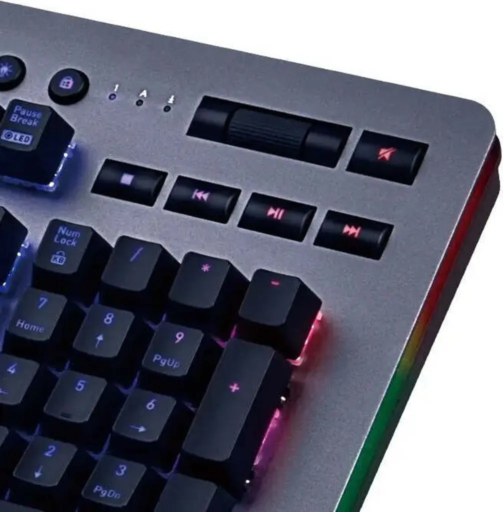Clavier Thermaltake Level 20 RGB avec Switchs Cherry MX Speed Argenté PC