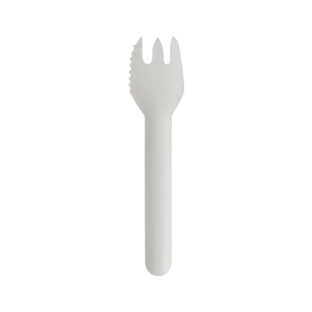 200x PAPSTAR 'pure' Kuchengabeln Snackgabeln aus Papier 12,7 cm weiss