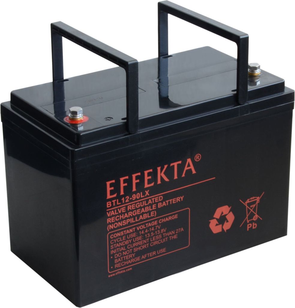 Effekta BTL 12-90LX 12V 90Ah Blei Akku / Blei-Vlies Akku Produktbild 