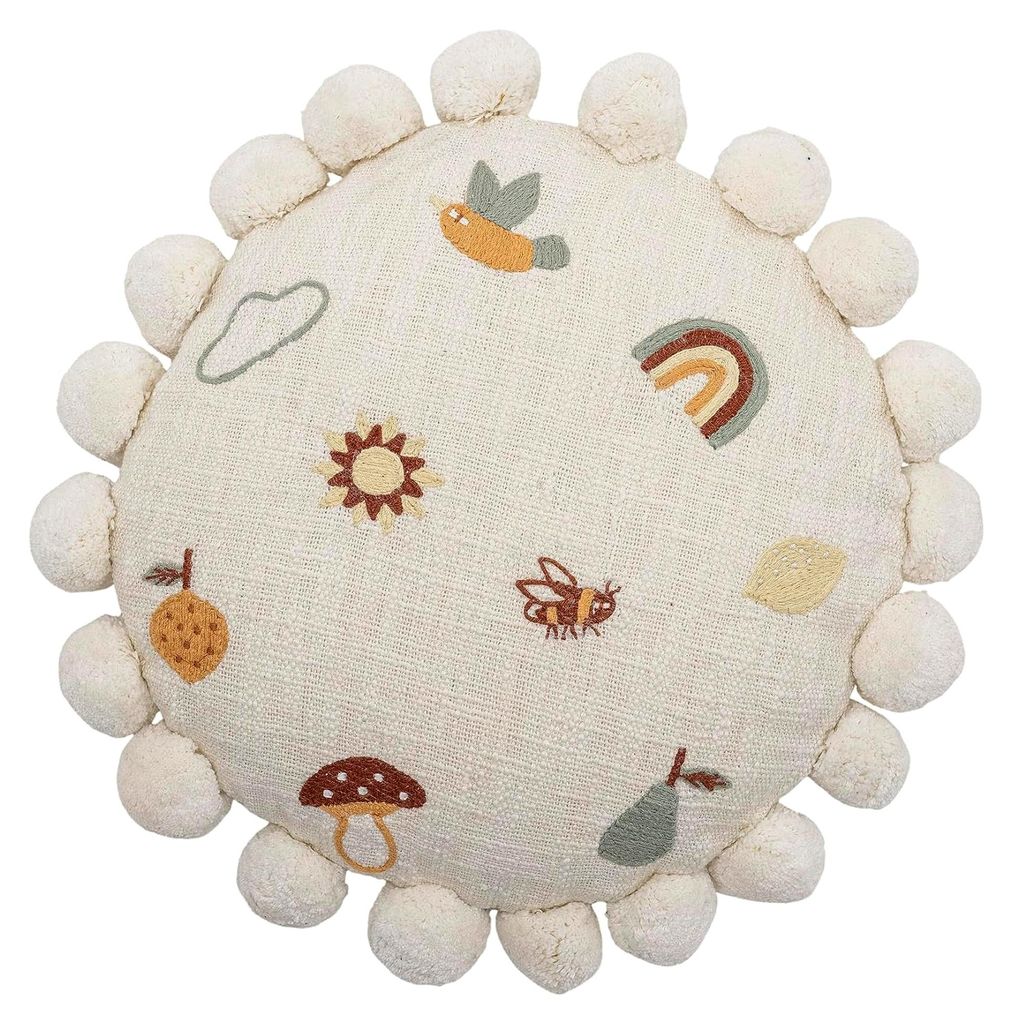 MINI Agnes Kissen, Natur, Baumwolle, D40 cm